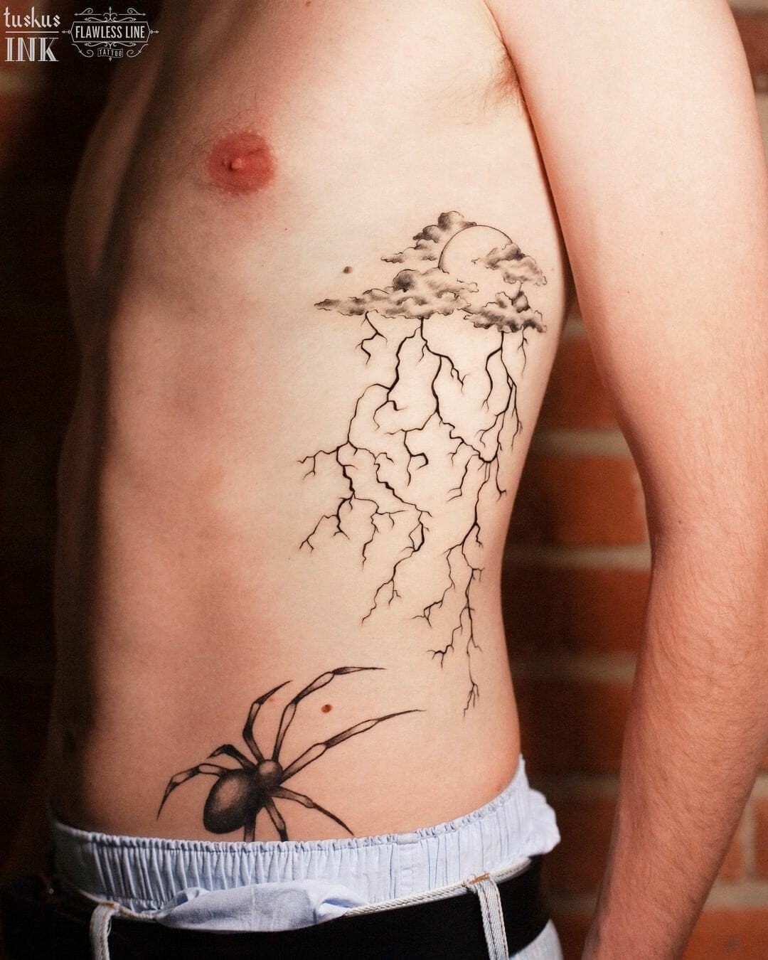 Thunder Lightning Tattoo