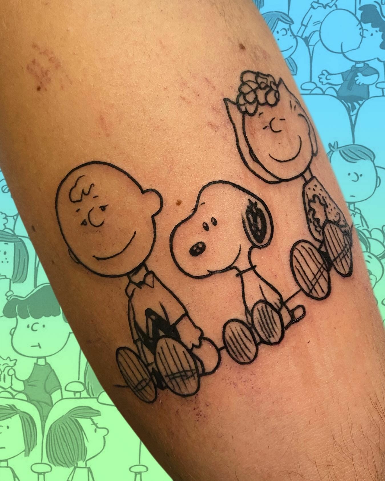 Ultimate Peanuts Gang Tattoo