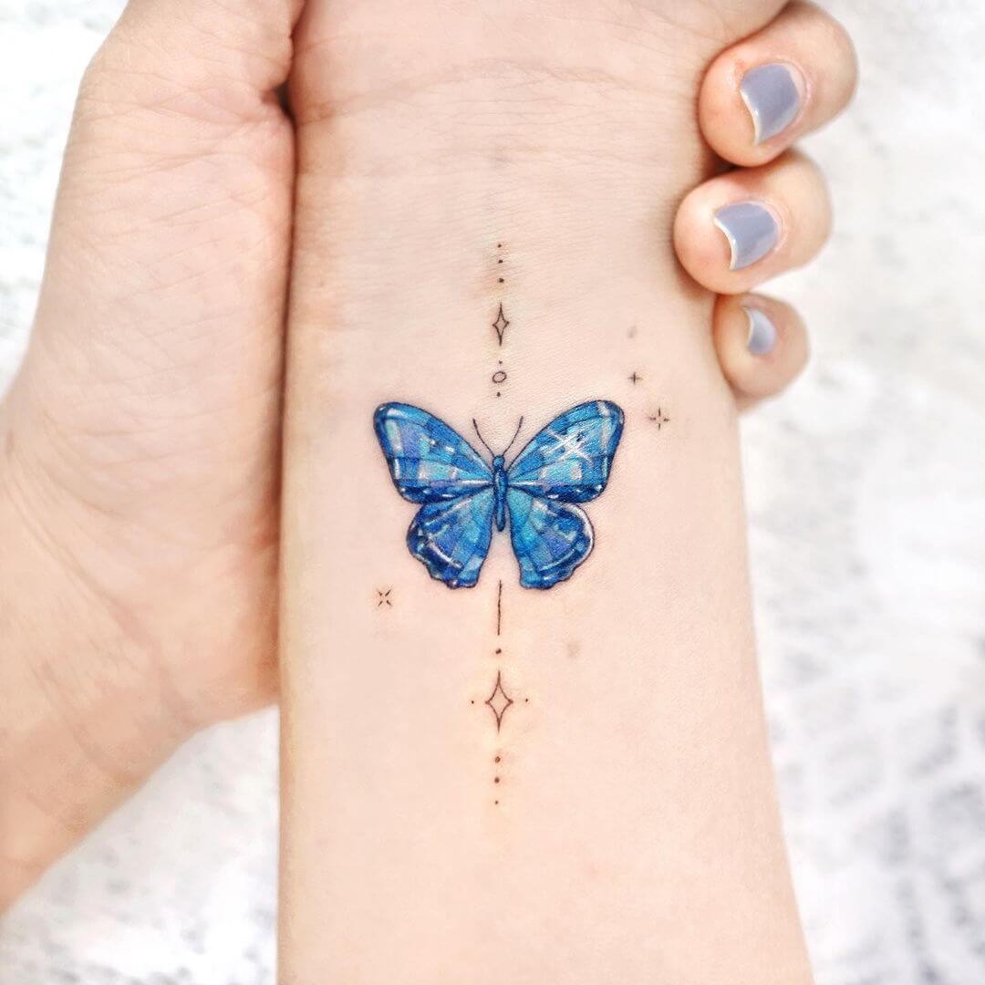 Aquamarine Ornament Tattoo