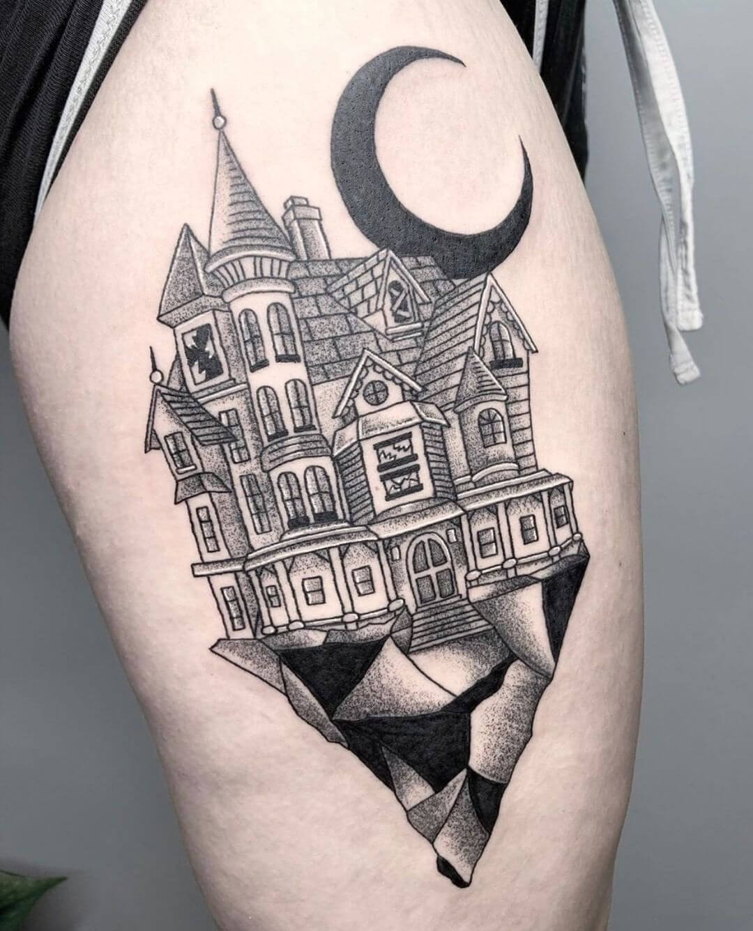 The Chilling Halloween Night Tattoo