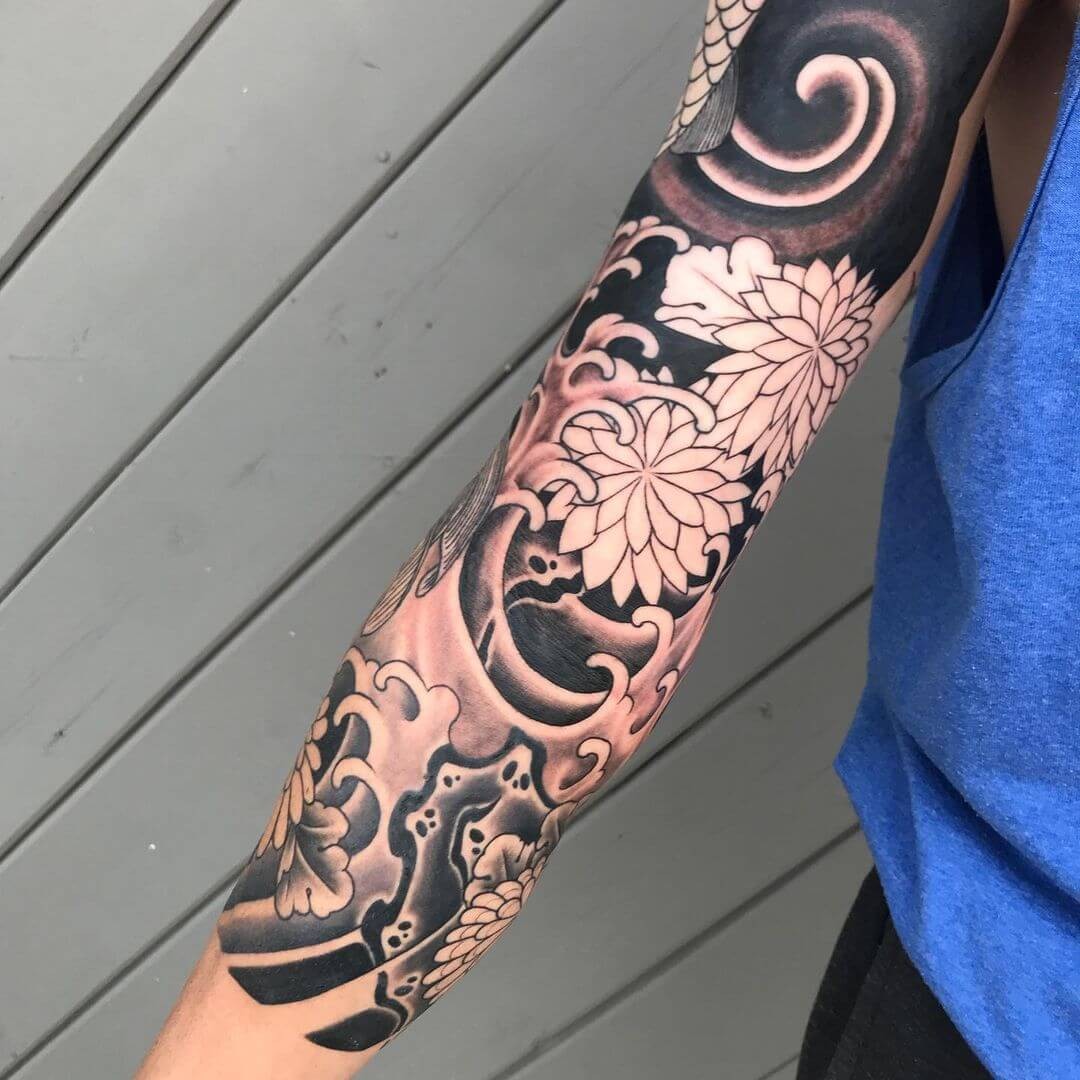 Floral Japanese Tattoos