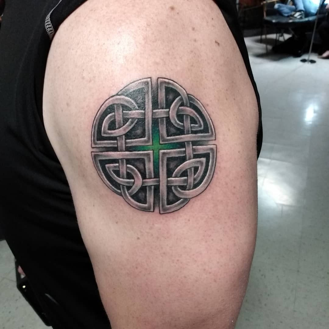 Celtic Shield Knot Tattoo