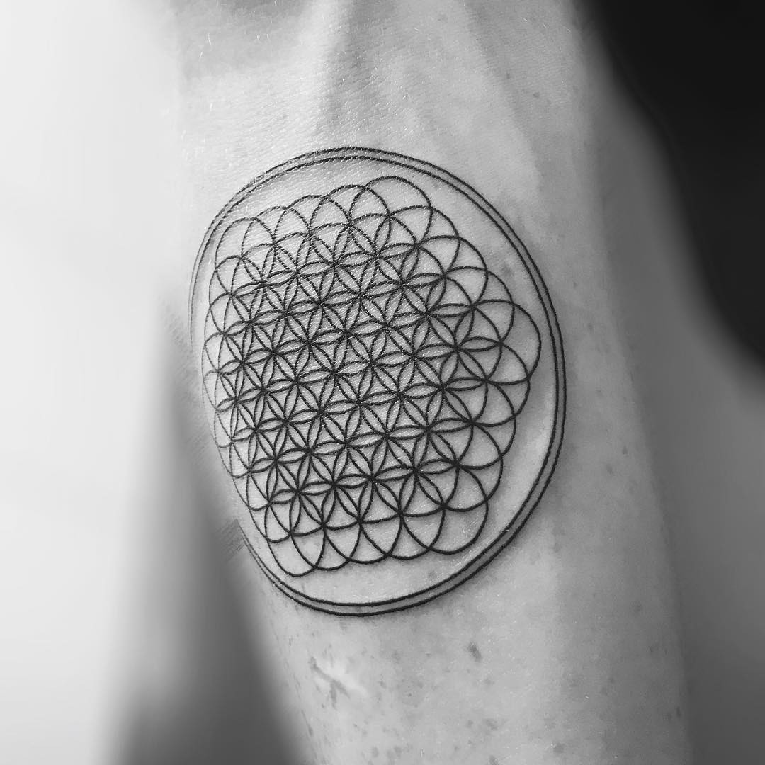 Circle Of Life With Circles Tattoo