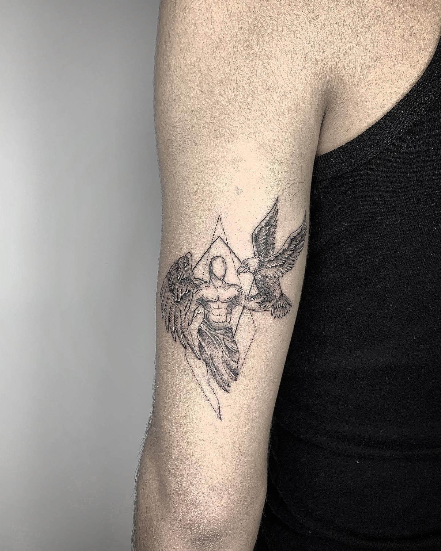 The Simple Small Angel Wings Tattoo