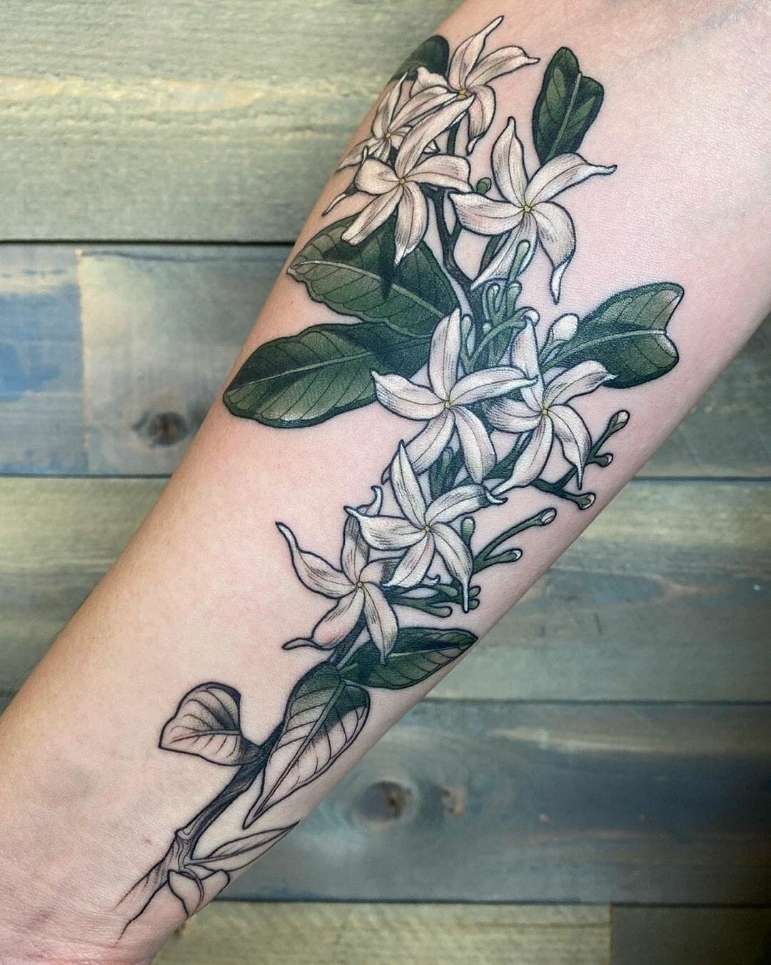 Elaborate Jasmine Tattoos For Your Hand