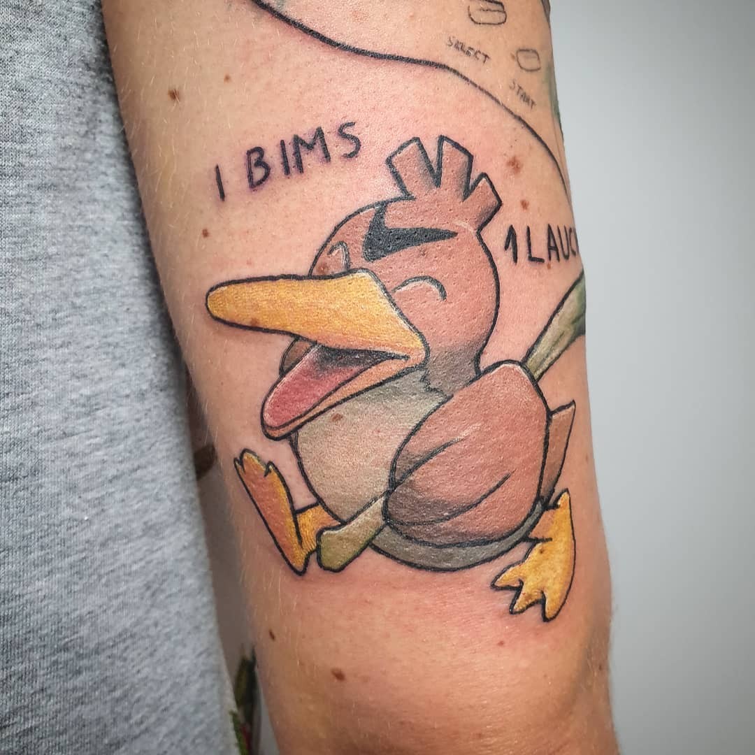 Pokémon Tattoo Bird Design