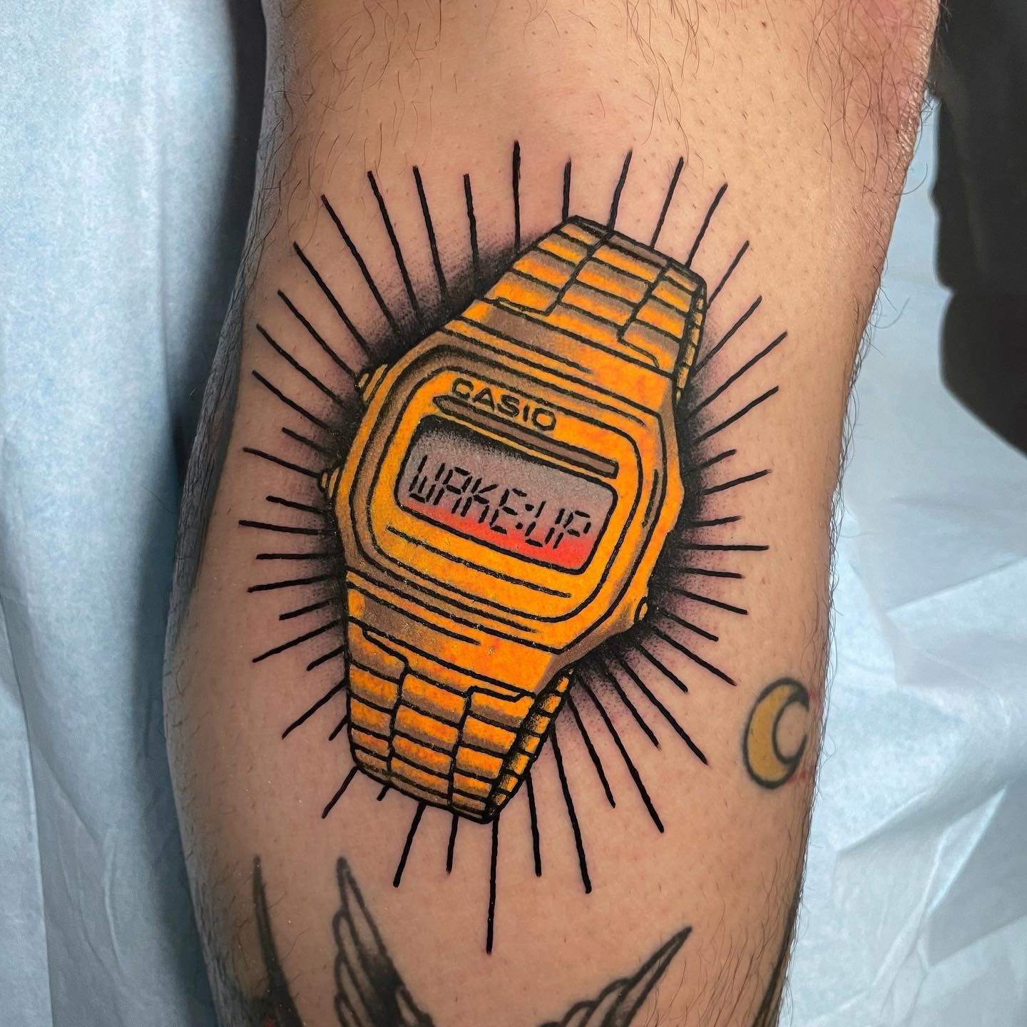 Digital Clock Tattoo