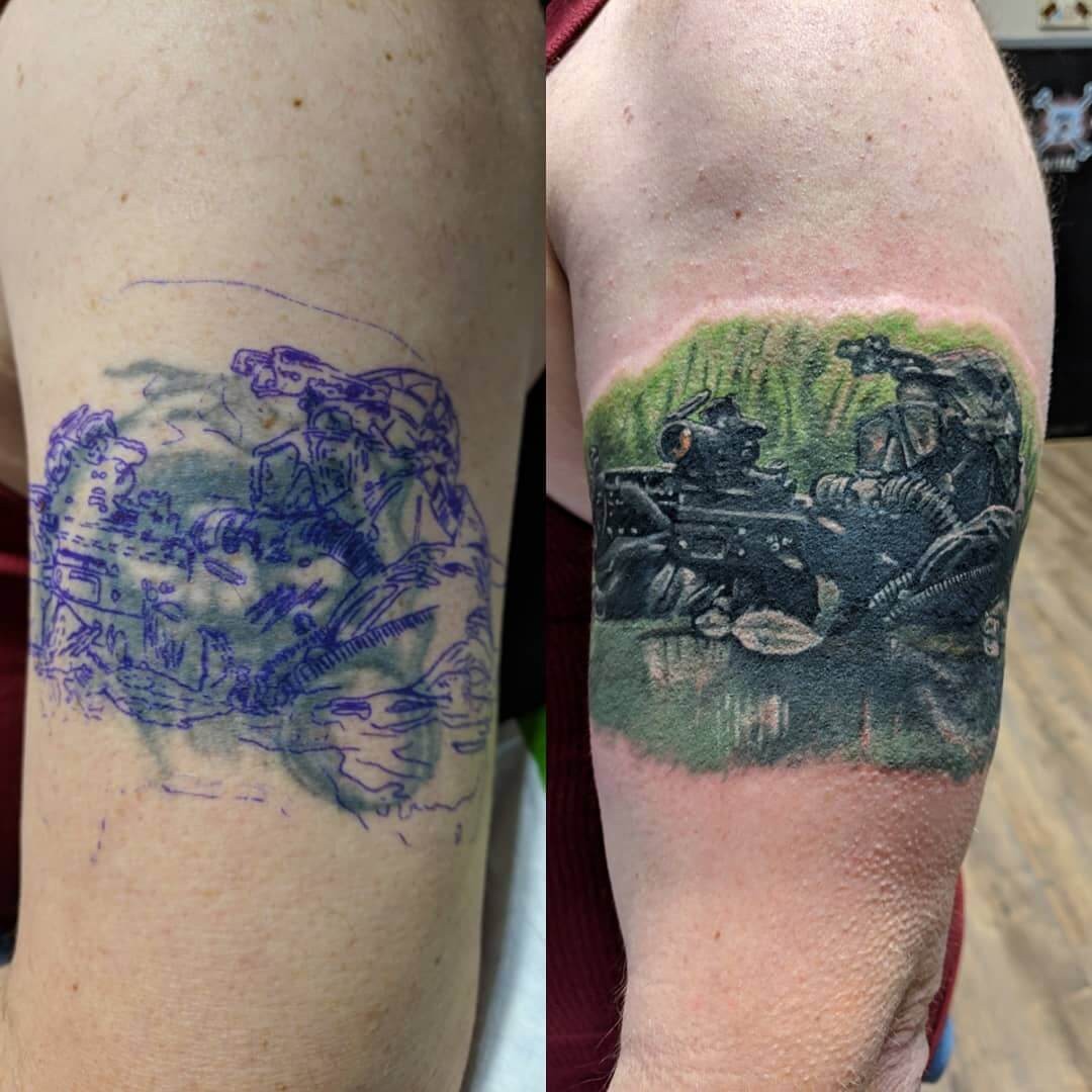 Military Tattoos Cover Up