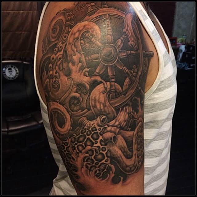 The Octopus Helm Tattoo