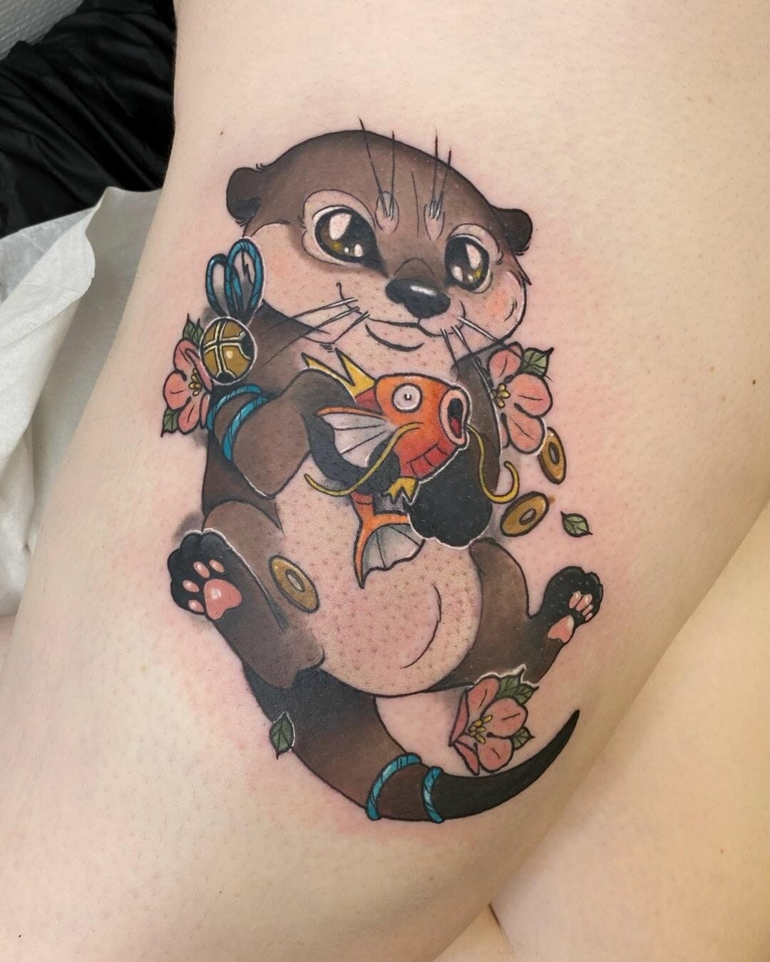 Pokemon x River Otter Tattoo