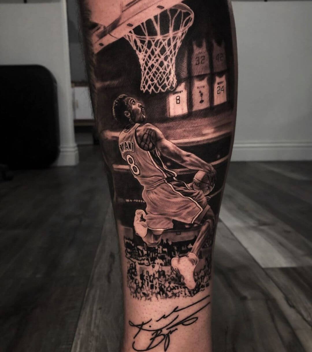 The Winning Shot New Lakers Tattoo