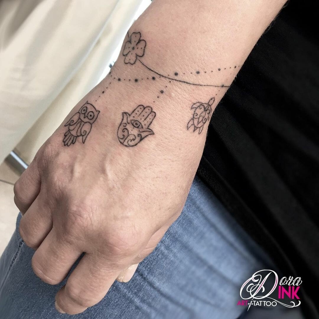 Charm Bracelet Tattoo