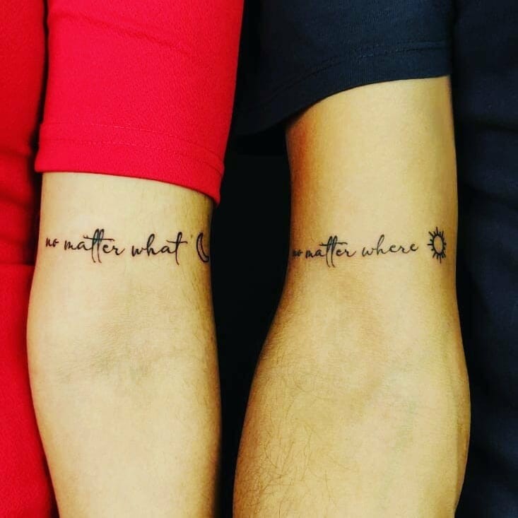 Couple Quote Tattoo