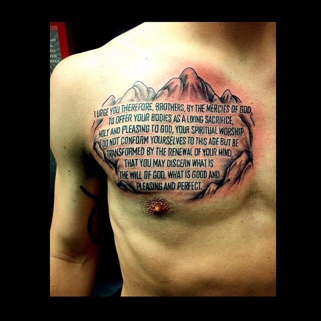 The Sacrificial Bible Verse Tattoo