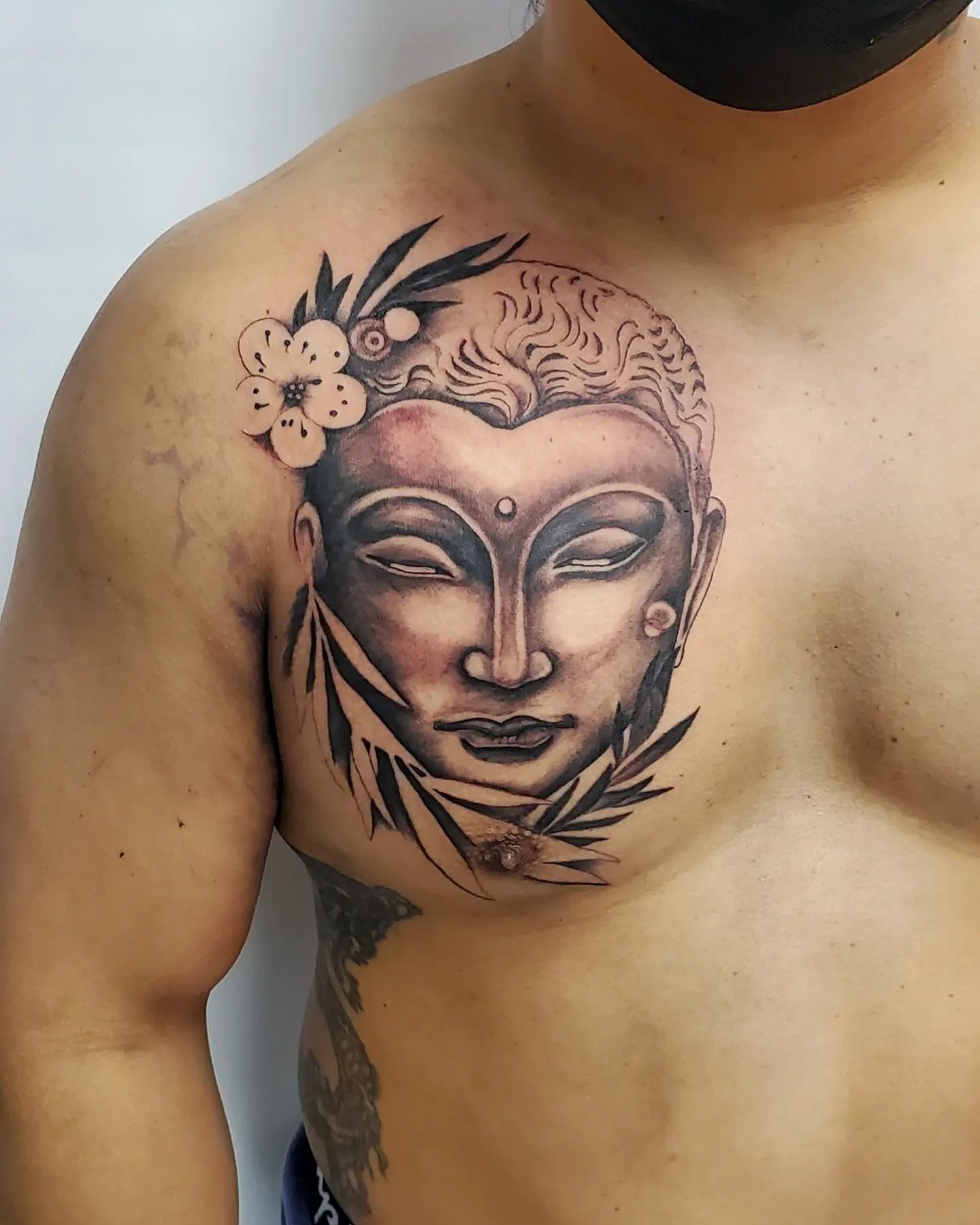 Buddha Chest Tattoo