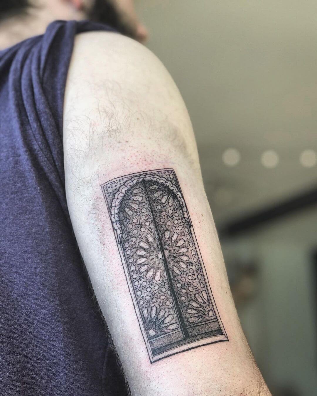 Oriental Door Tattoo