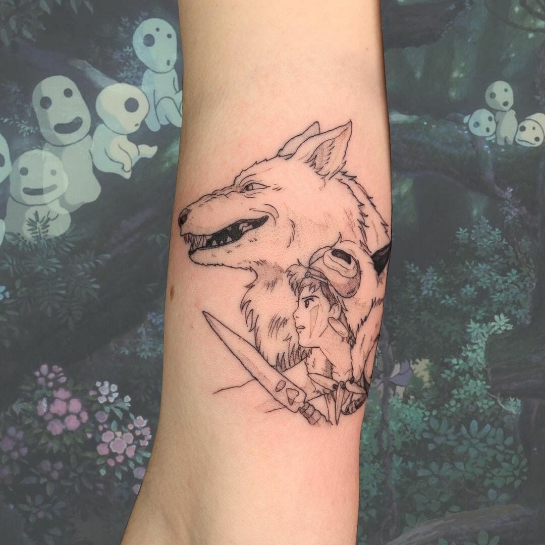 Princess Mononoke Tattoo