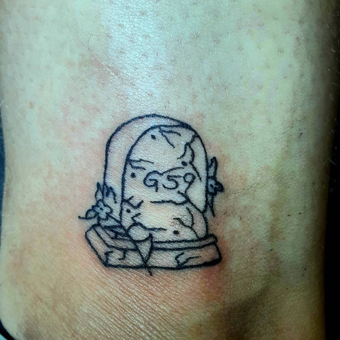 Cute Graveyard g59 Tattoo