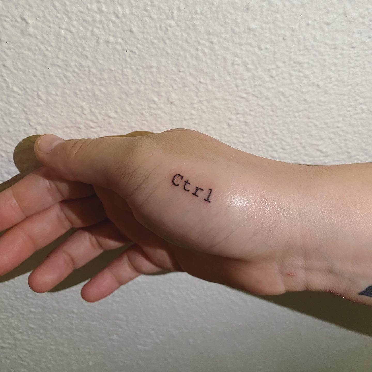 Small Ctrl Tattoo