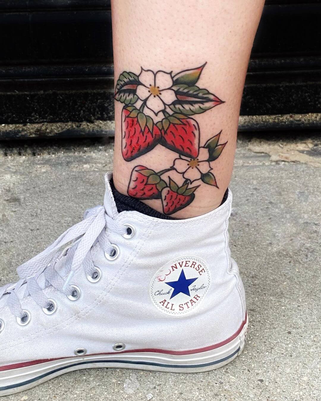 Double Strawberry Tattoo