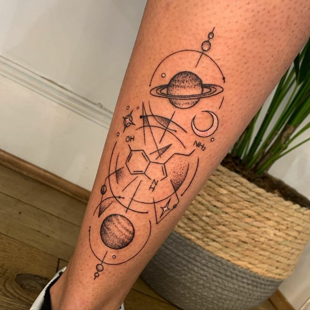 Serotonin Space Tattoo