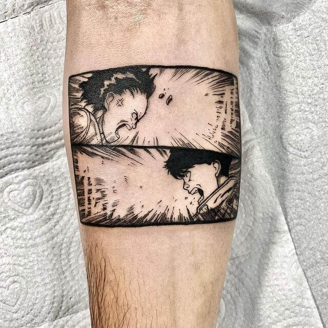 Tetsuo Vs Kaneda Manga Art Tattoo