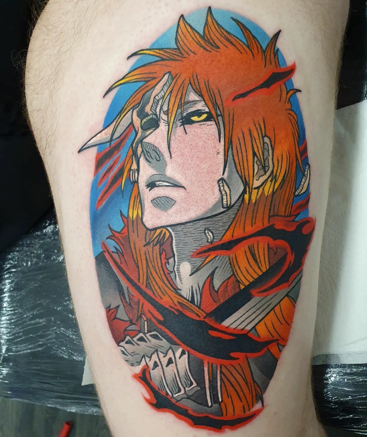 Hollow Ichigo Hybrid Tattoo