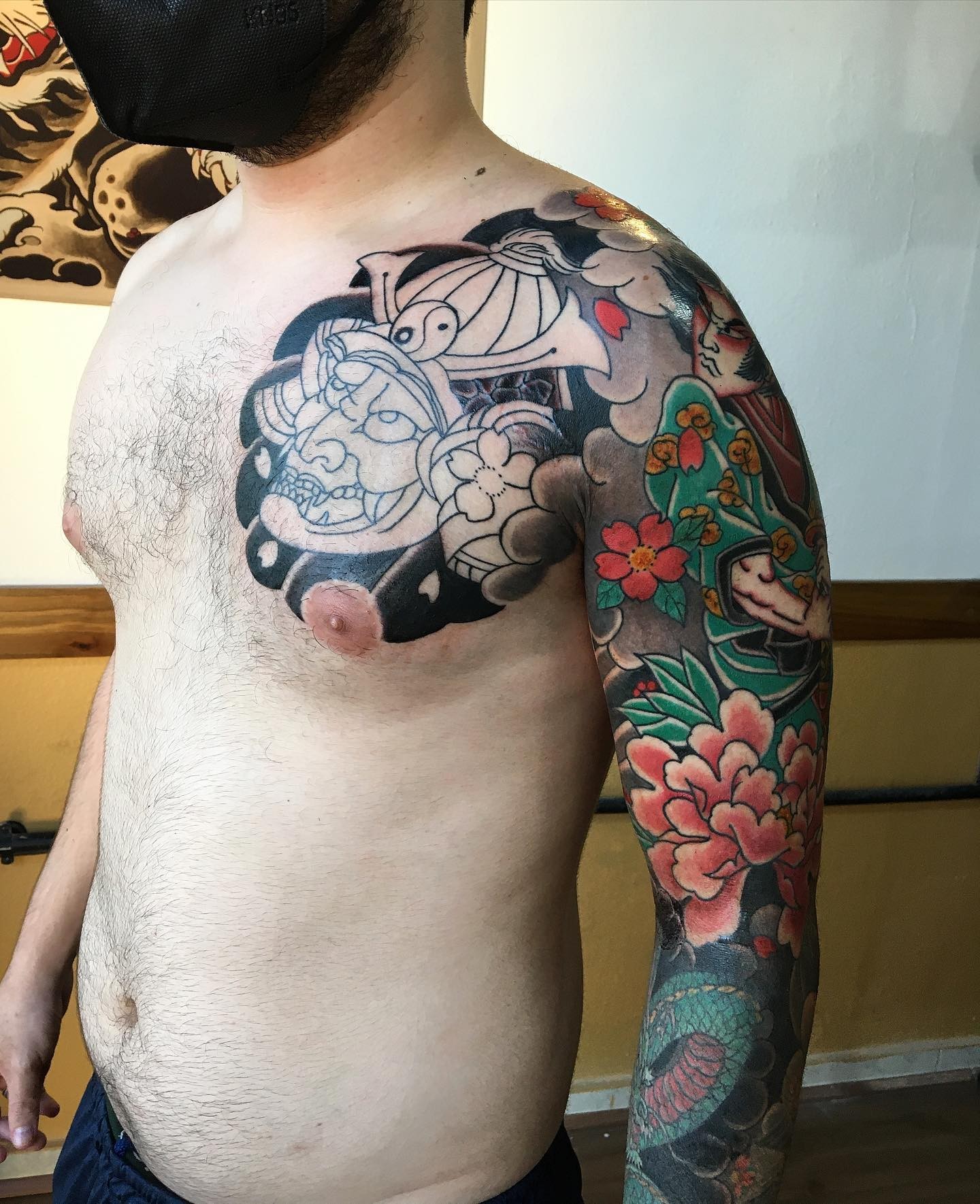 Japanese Floral Tattoo