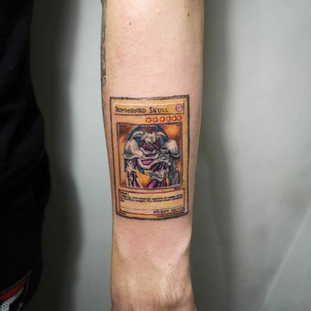 Yu-Gi-Oh Gaming Tattoos