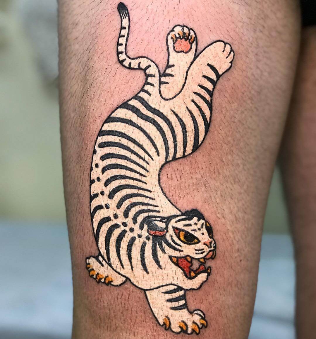 Tiger Japanese Tattoo