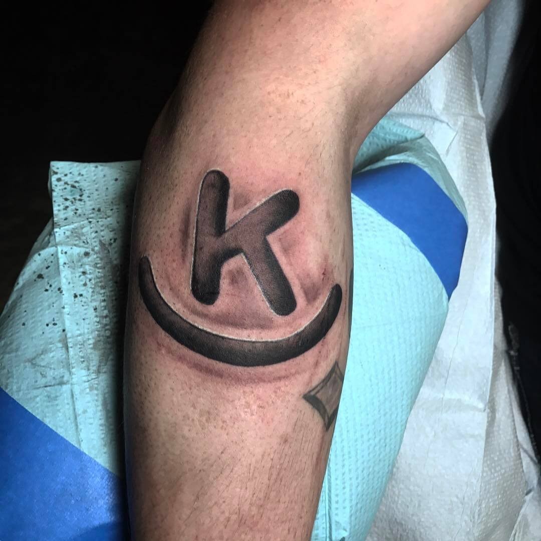 Rocking K Cattle Brand Tattoos