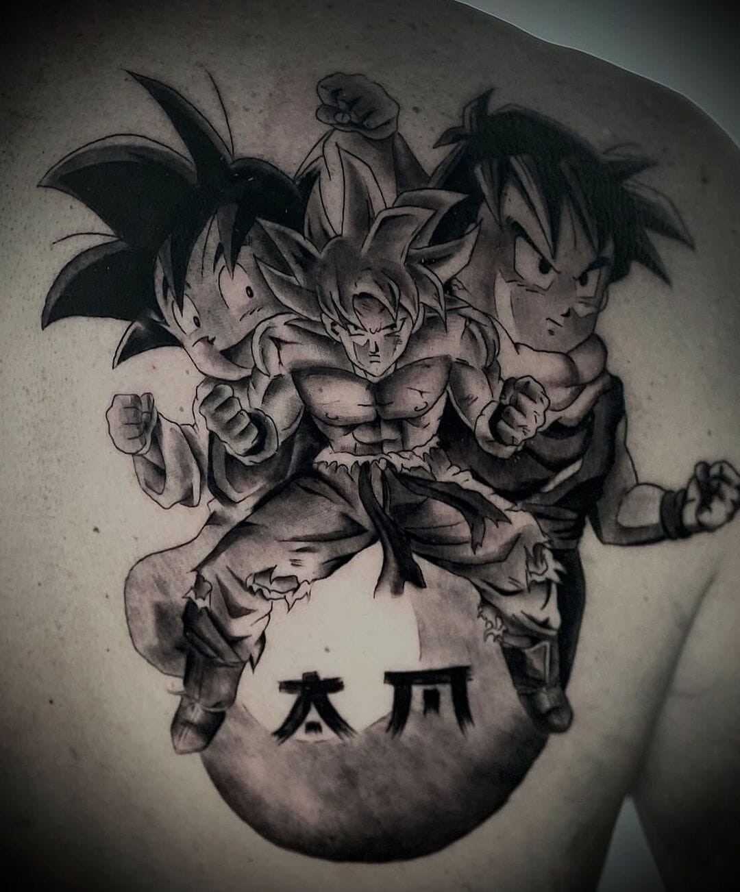 Anime Tattoo Back Piece