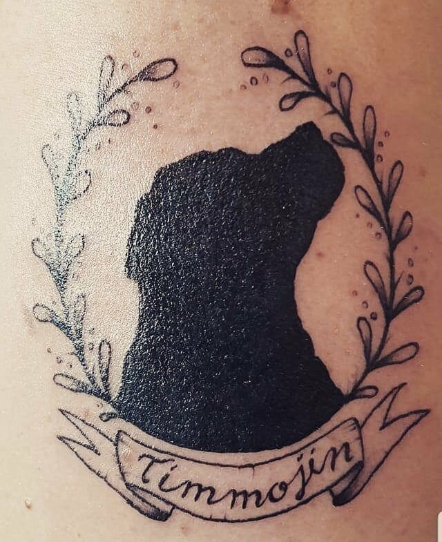 Labrador Silhouette Tattoo