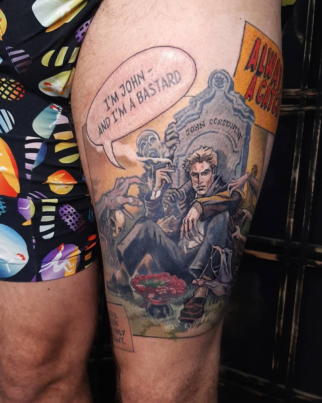 The Constantine Comics Tattoo