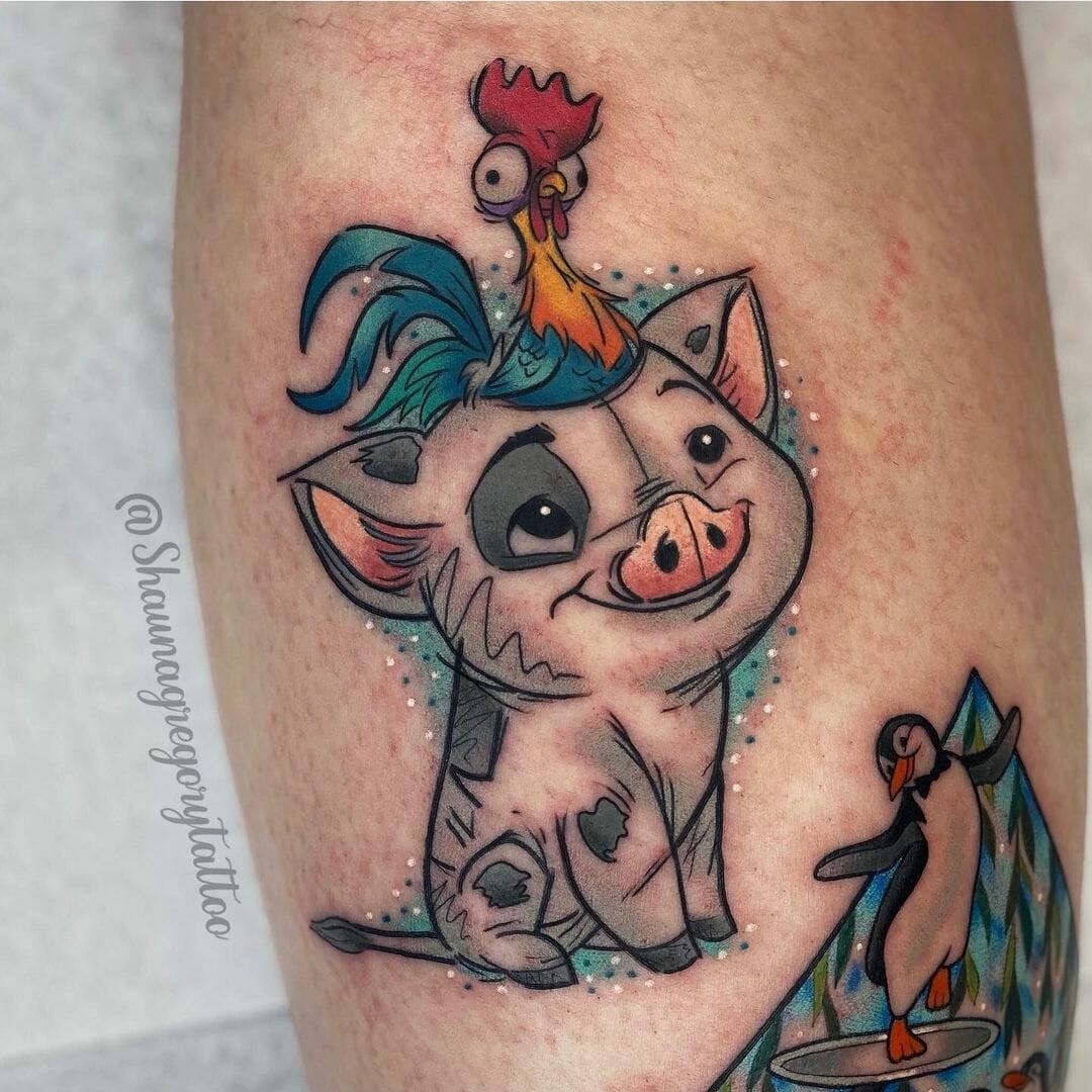 Pua And Heihei Tattoo