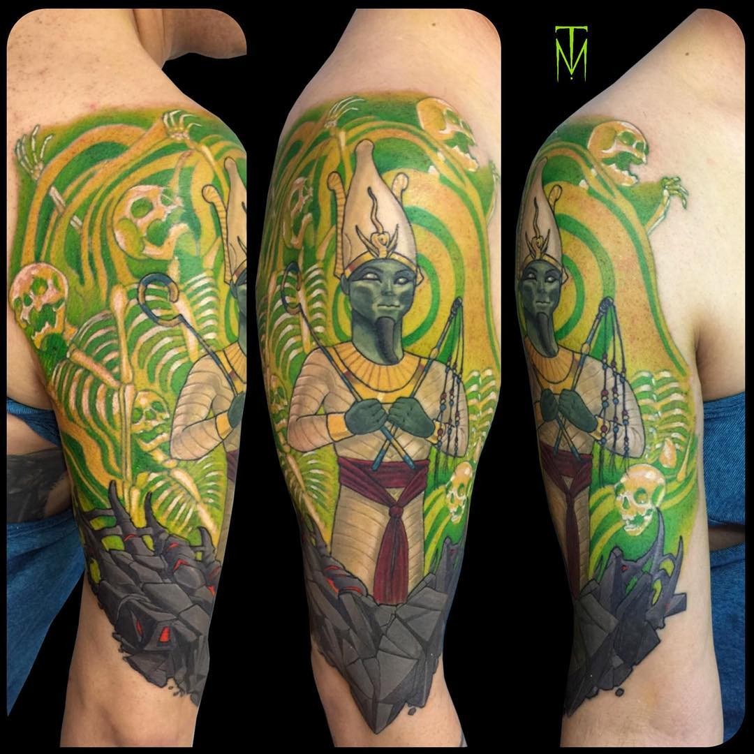 God Of Fertility Osiris Tattoo