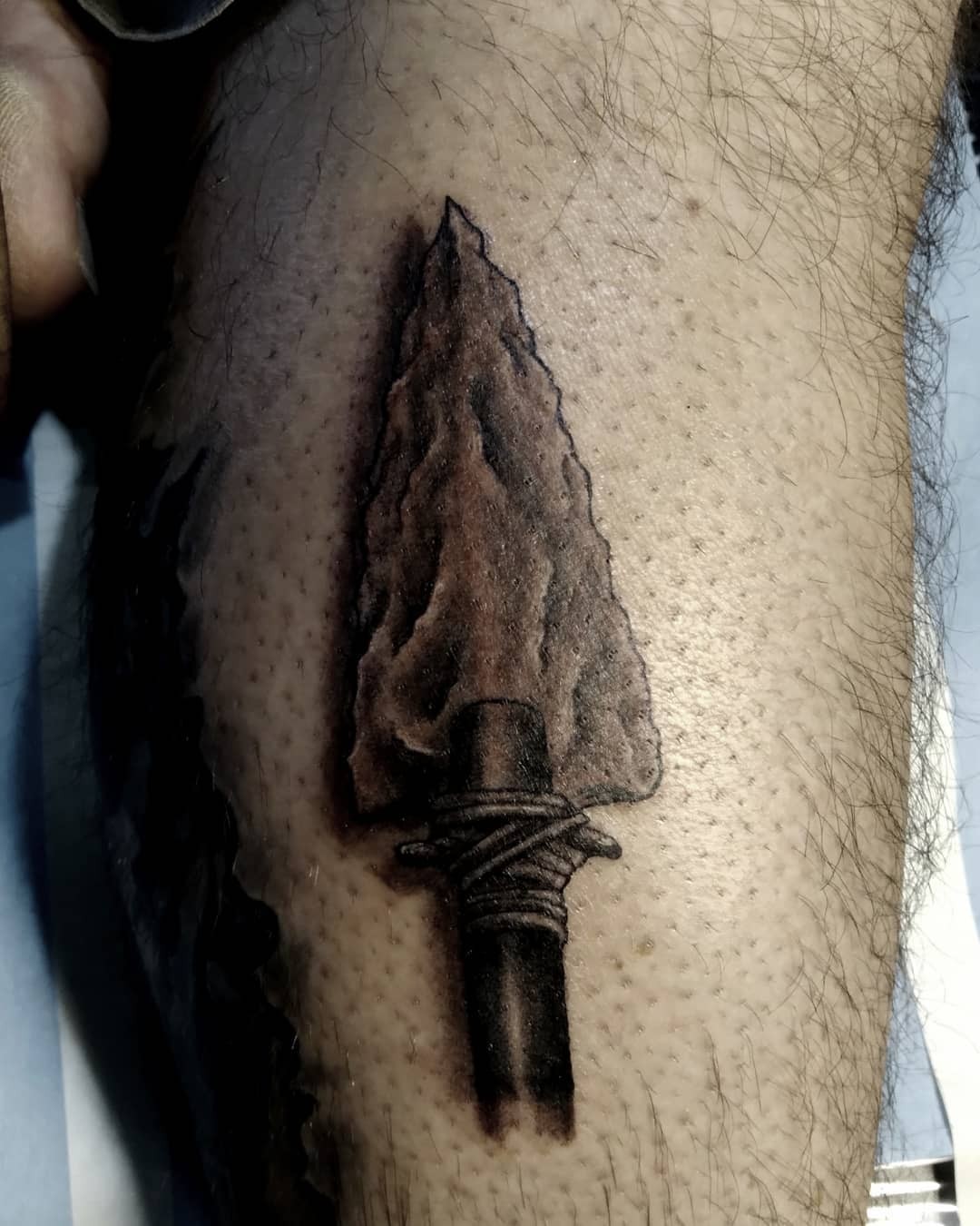 3D Arrowhead Tattoo