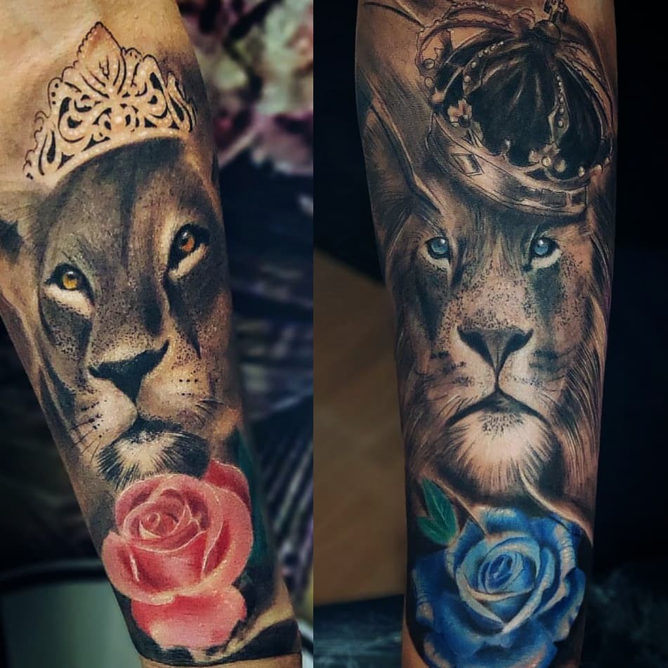 King and Queen Tattoo