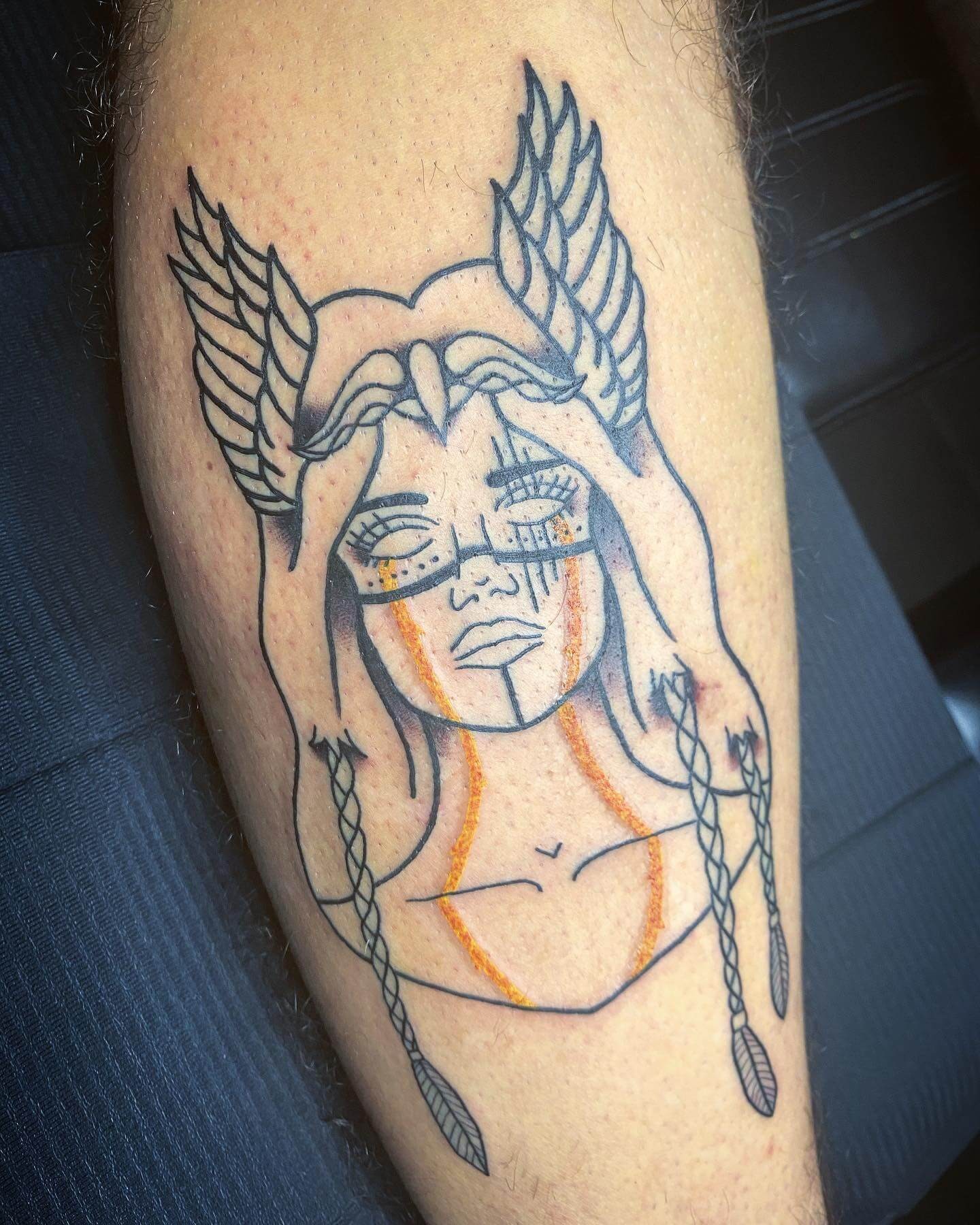 Delicate And Feminine Norse Mythology Tattoo Designs Based On Freyja