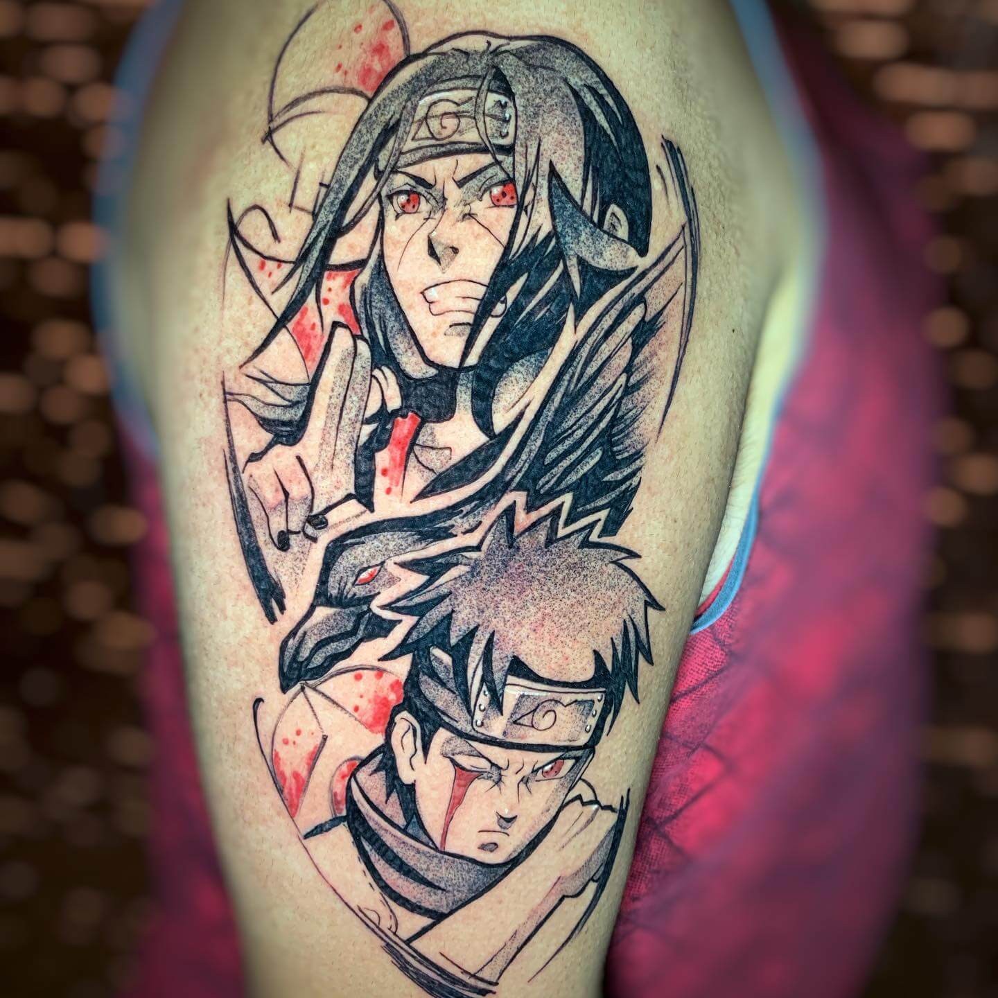 Shisui, Crow, And Itachi Tattoo Ideas