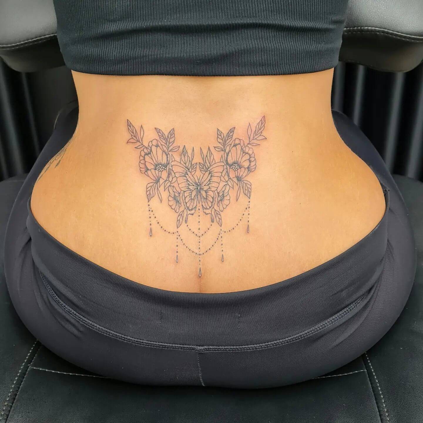 Ornamental Trinket Butterfly Tattoo