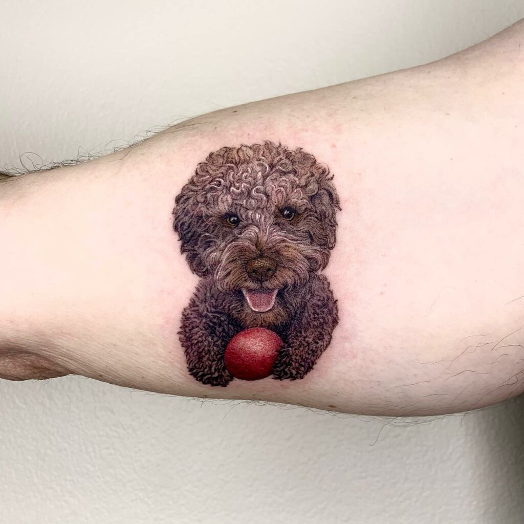 Cute Dog Tattoo