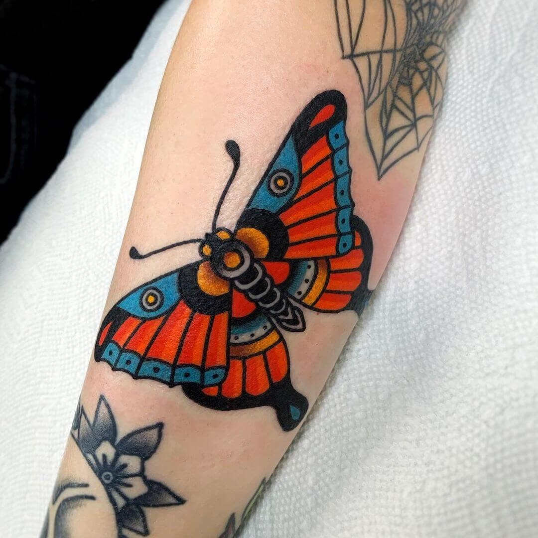 Colorful Butterfly Tattoos