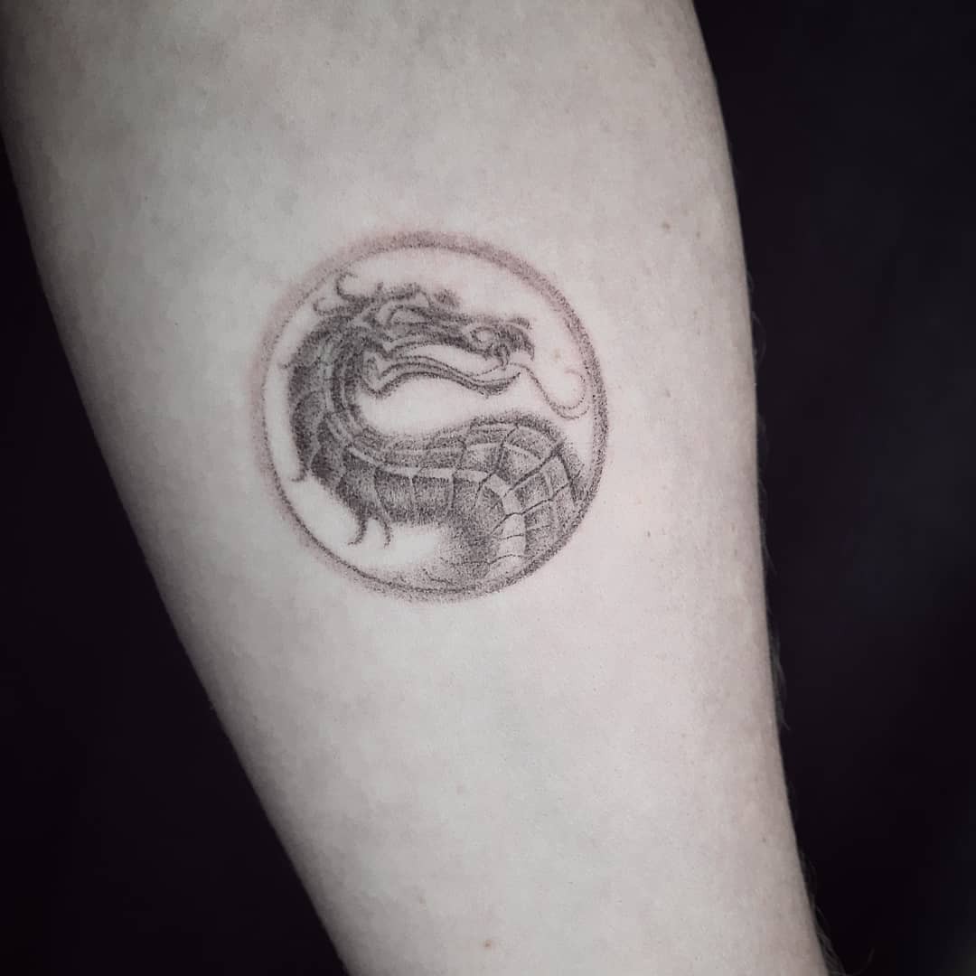 Mortal Kombat Logo Tattoo