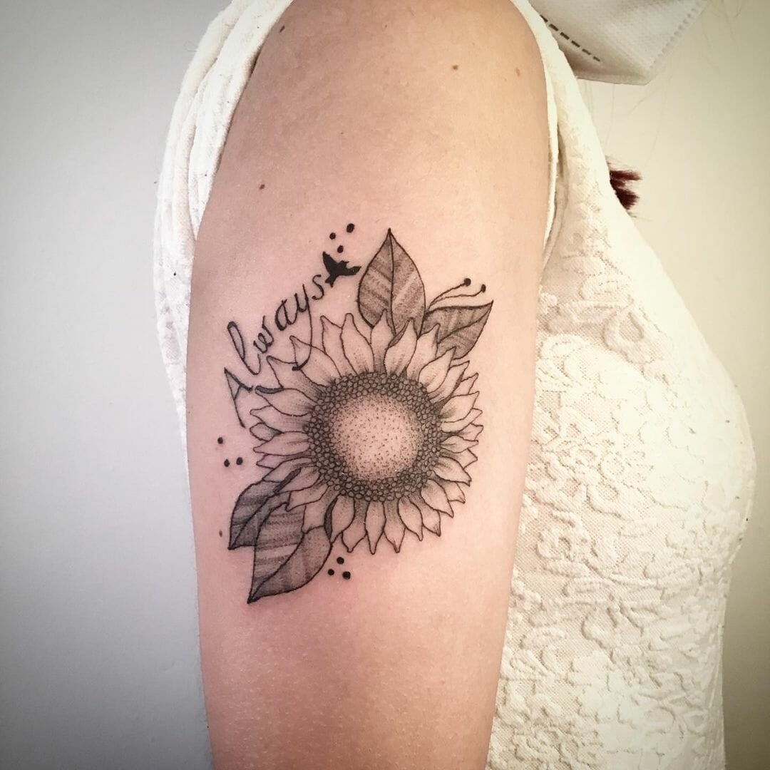 Pretty Floral Always Tattoo