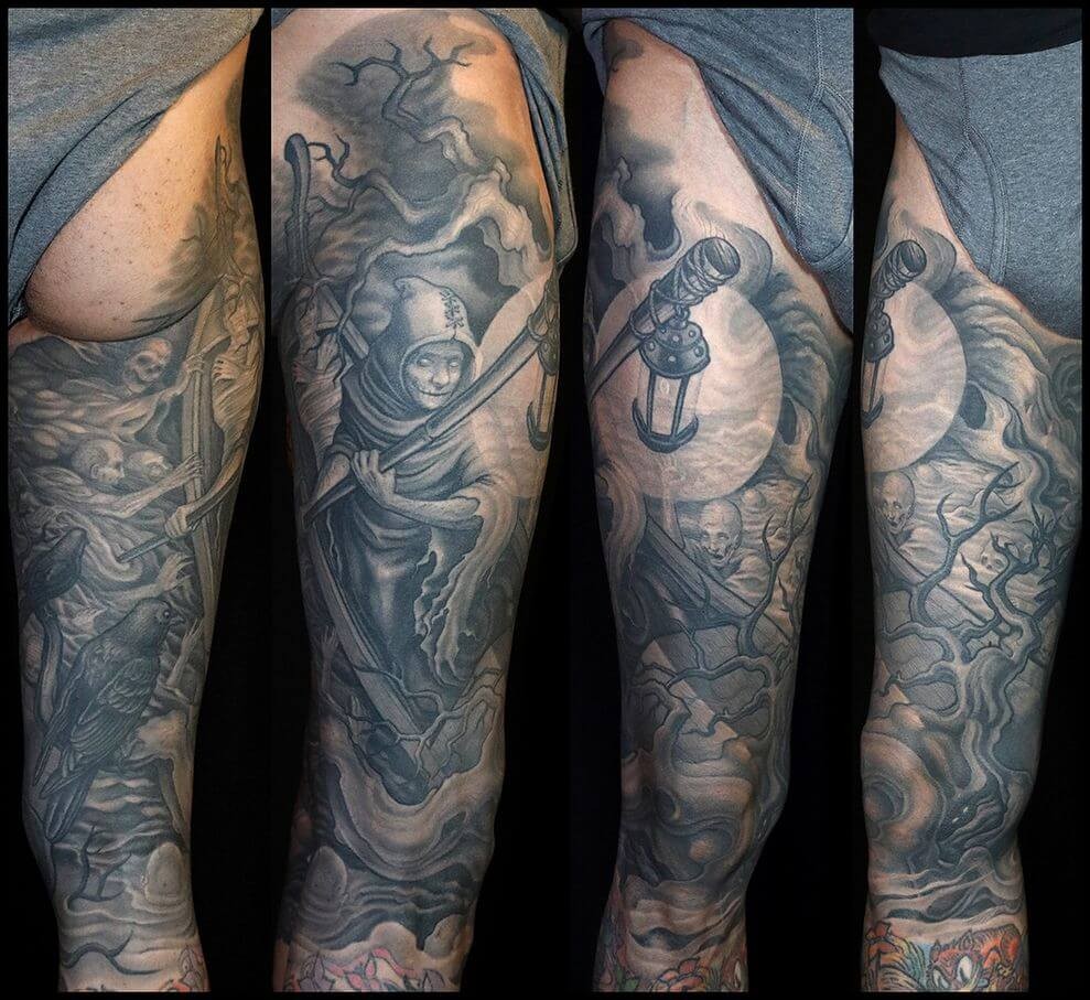 Realistic Charon Art Visionary Tattoo