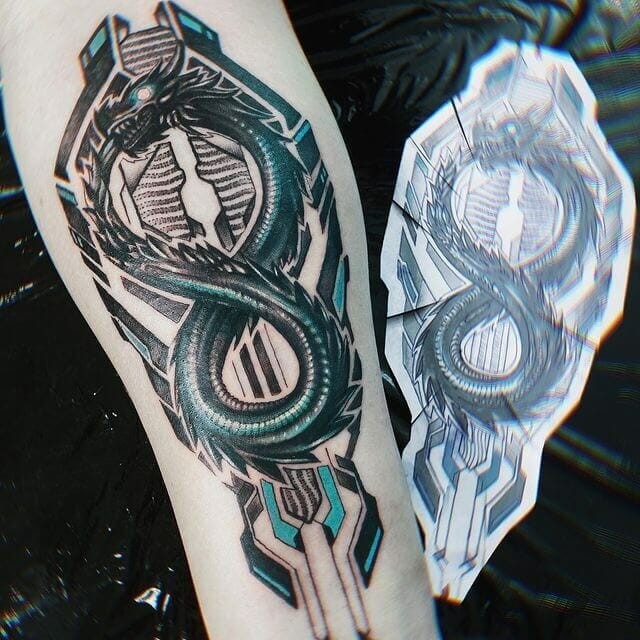 Filled Altered Carbon Tattoo