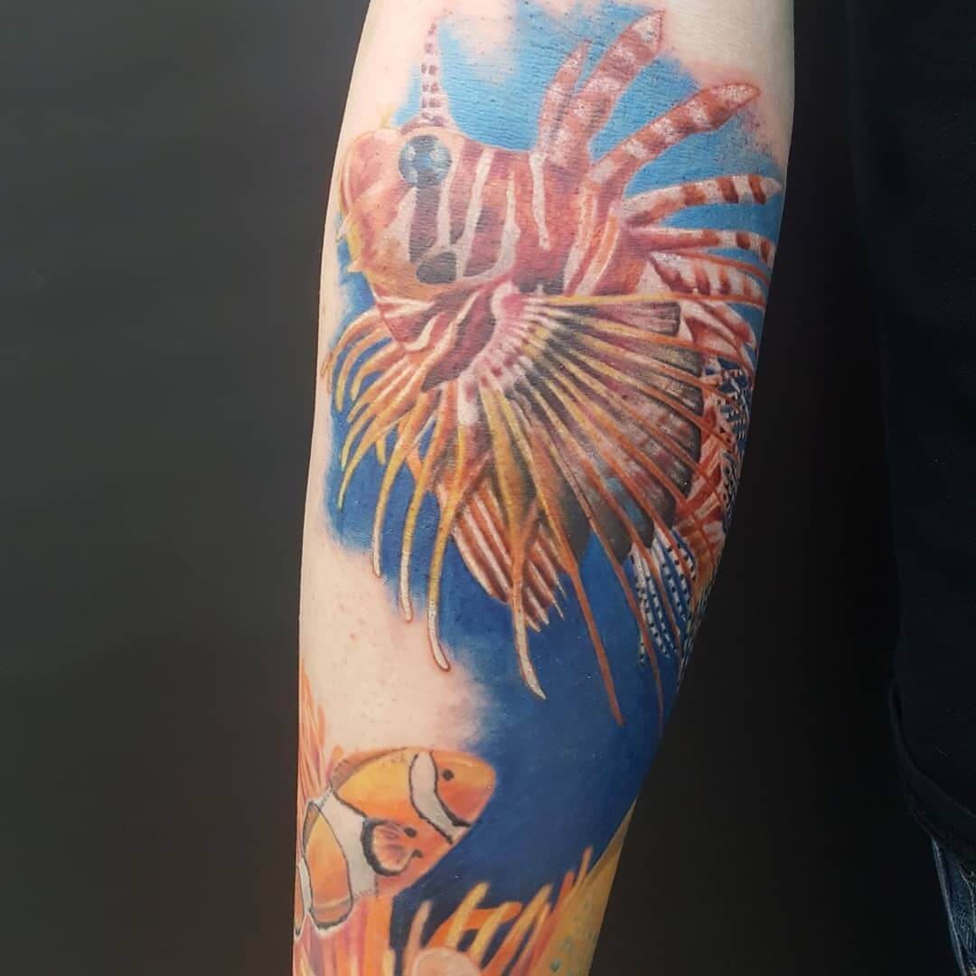 Oceanic Angelfish Tattoo