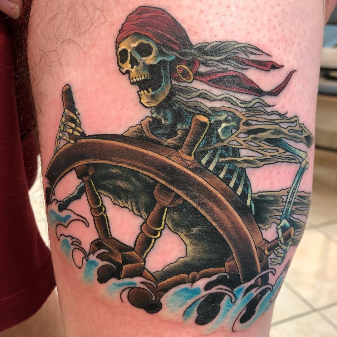 The Skeleton Pirate Tattoo