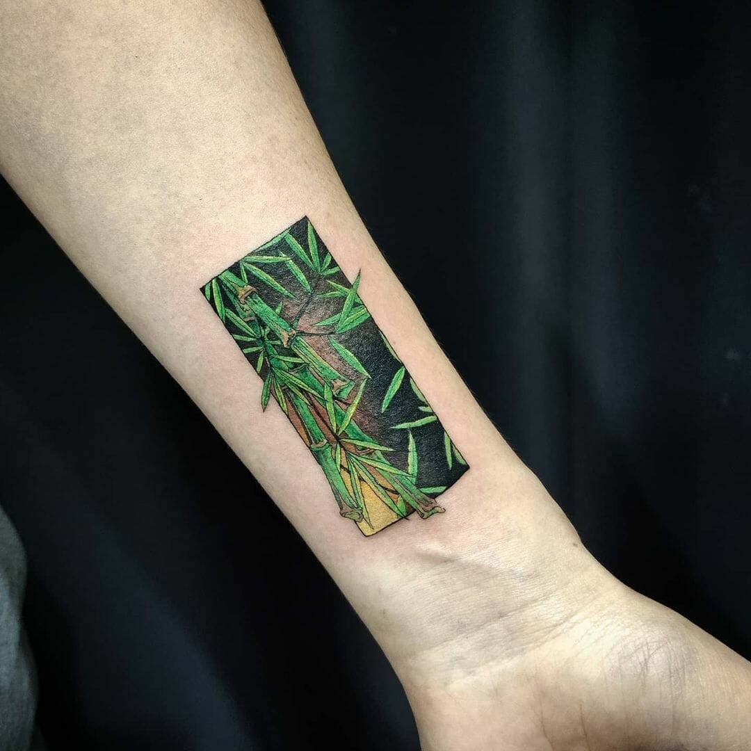 Framed Bamboo Tattoo Designs